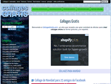 Tablet Screenshot of collagesgratis.com